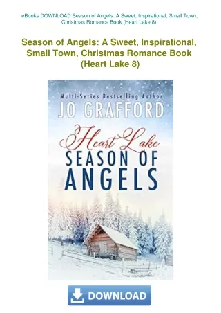 eBooks DOWNLOAD Season of Angels A Sweet  Inspirational  Small Town  Christmas Romance Book (Heart L