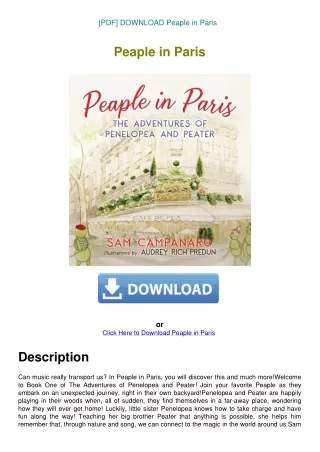 [PDF] DOWNLOAD Peaple in Paris