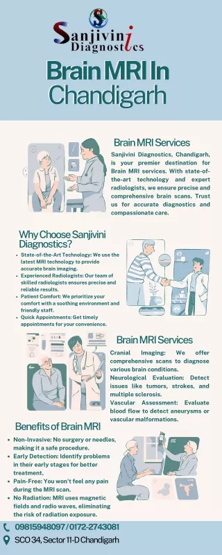 "Experience Superior Brain MRI Services at Sanjivini Diagnostics, Chandigarh"