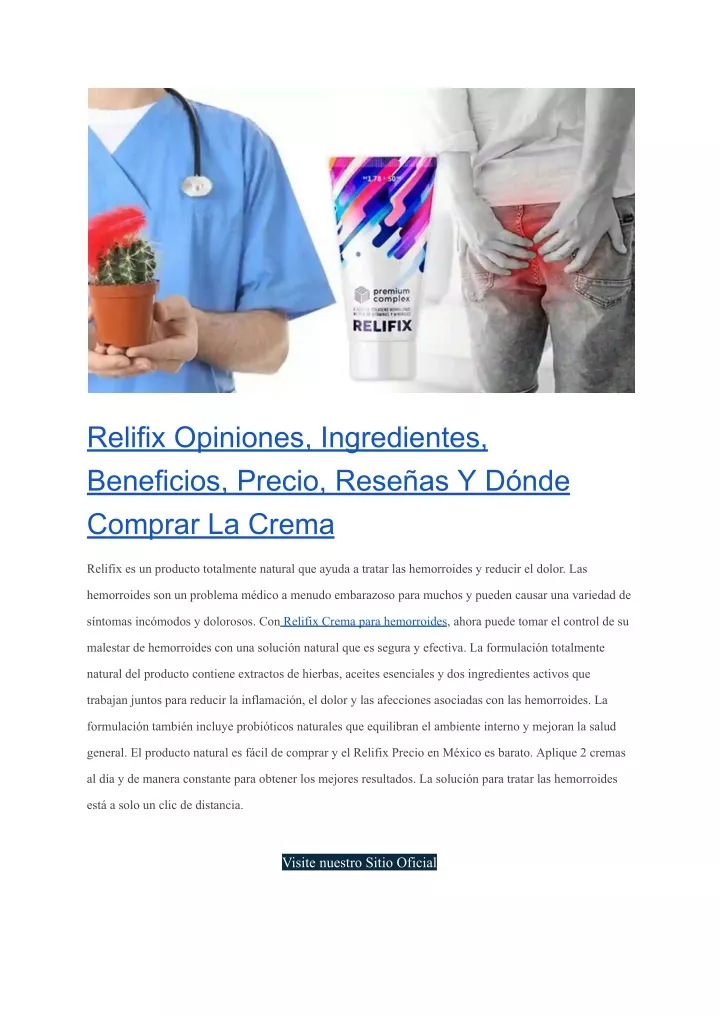 relifix opiniones ingredientes beneficios precio