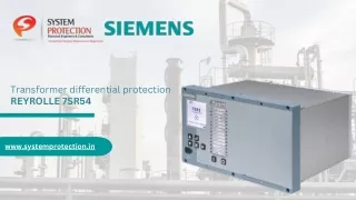 Transformer differential protection – SIEMENS Reyrolle 7SR54