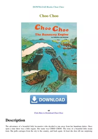 DOWNLOAD Books Choo Choo