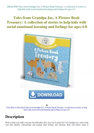 EBook PDF Tales from Grandpa Joe  A Picture Book Treasury A collection of stories to help kids with