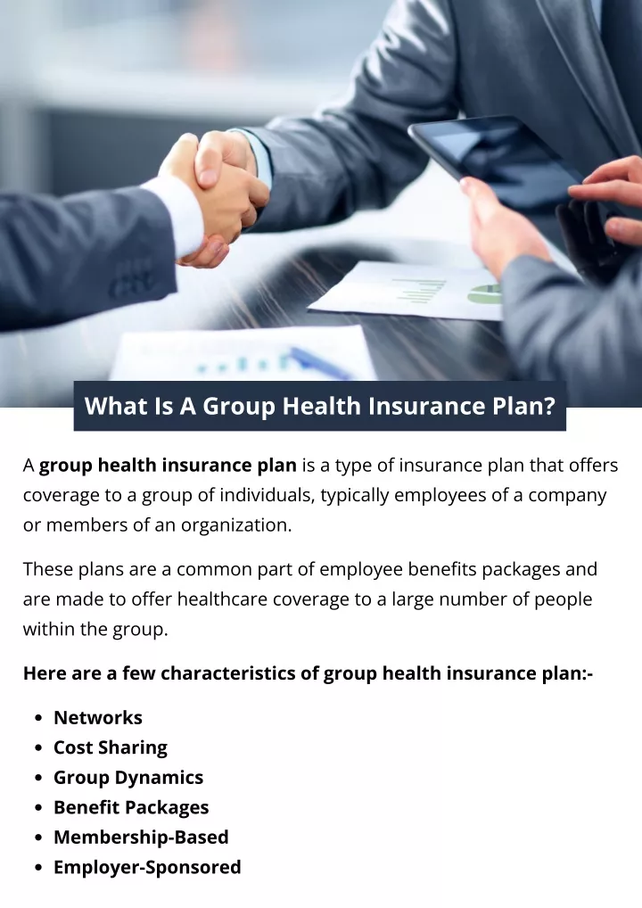 what is a group health insurance plan