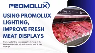 Using Promolux Lighting, improve Fresh Meat Displays