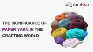 Paper Yarn Crafting: The Sustainable Revolution You Need to Know About