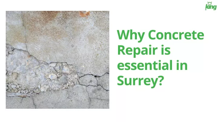 why concrete repair is essential in surrey