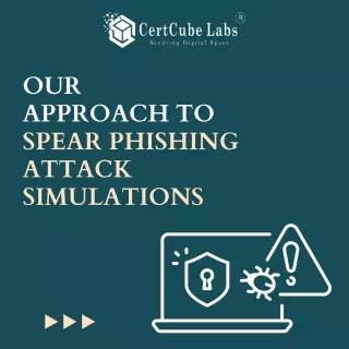 CERTCUBE LABS  APPROACH TO SPEAR PHISHING ATTACK SIMULATIONS