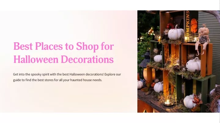 best places to shop for halloween decorations