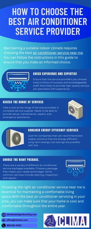 How to Choose the Best Air Conditioner Service Provider