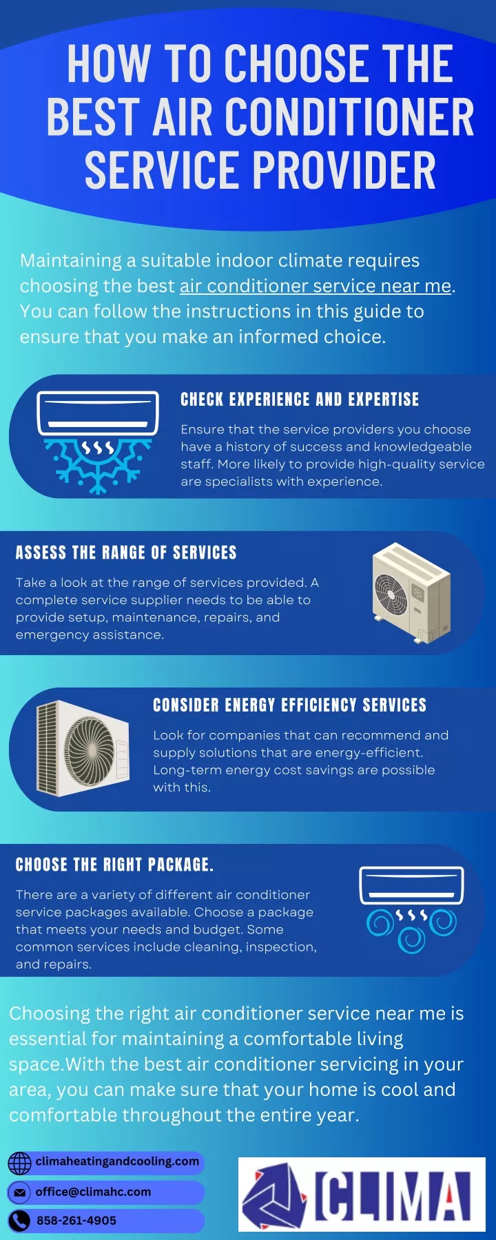 how to choose the best air conditioner service