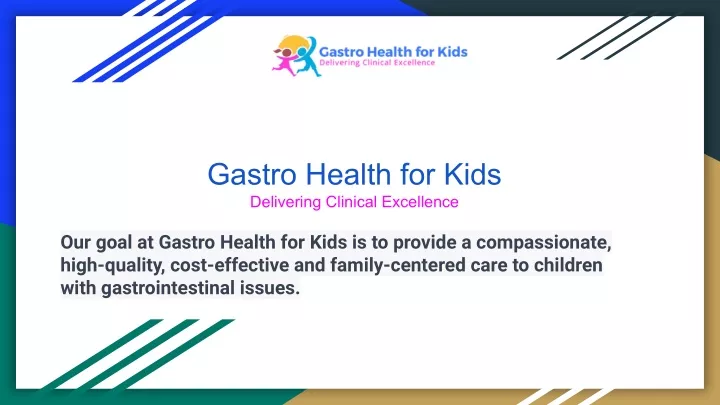 gastro health for kids delivering clinical