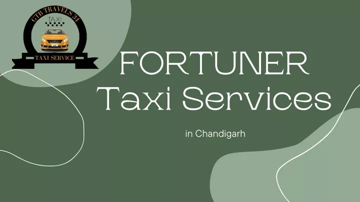 fortuner taxi services