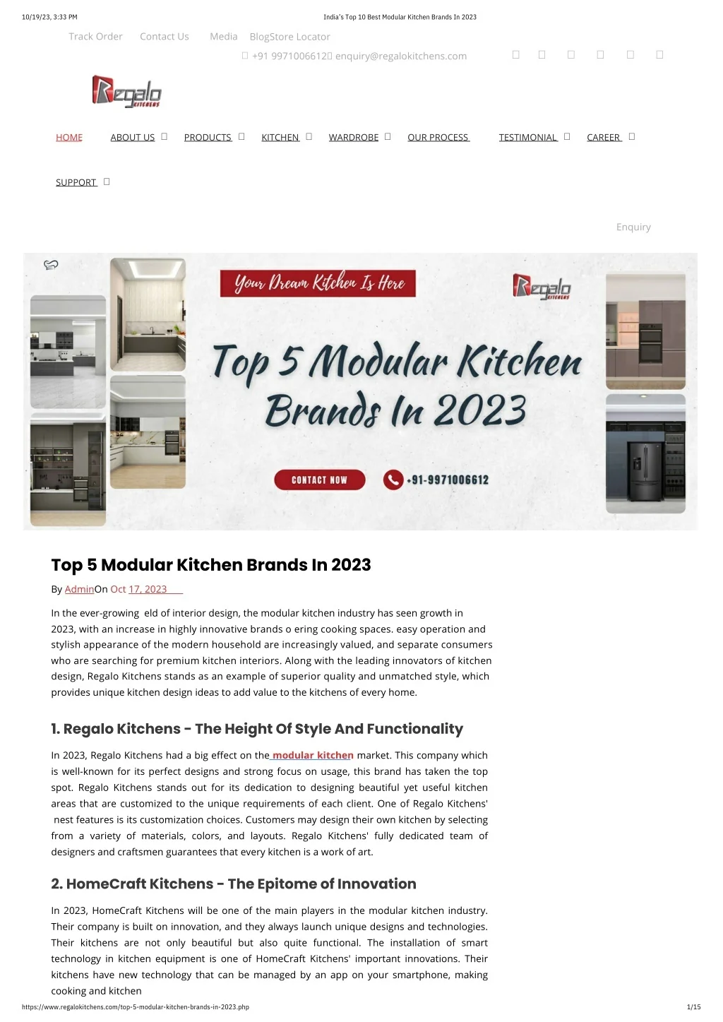PPT - Top 5 Modular Kitchen Brands In 2023 PowerPoint Presentation ...