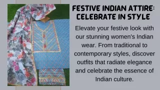 Festive Indian AttireCelebrate in Style_Cotlin