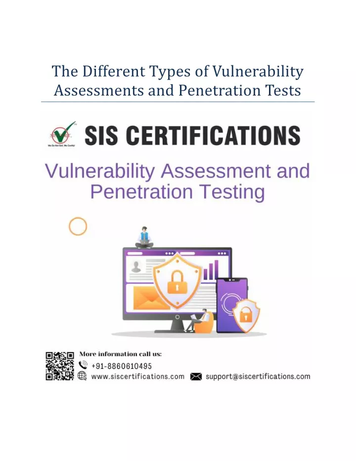 the different types of vulnerability assessments