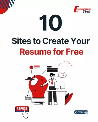 OP 10 Sites to create your Resume / CV for free