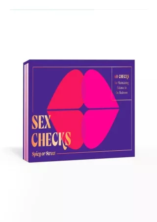 PDF Download Sex Checks: Spicy or Sweet: 60 Checks for Maintaining Balance in th