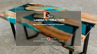 Laminate Table Tops: Are They Durable and Easy to Clean?