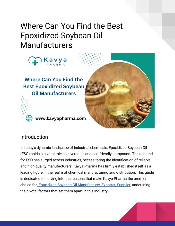 where can you find the best epoxidized soybean