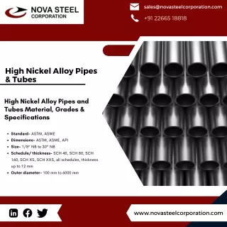 Top Nickel Alloy Round Bars | XM19/Nitronic Round Bar  - Nova Steel Corporation