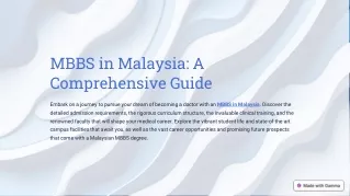 MBBS-in-Malaysia-A-Comprehensive-Guide PDF.