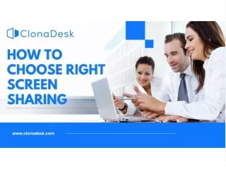 How to choose the right screen-sharing software