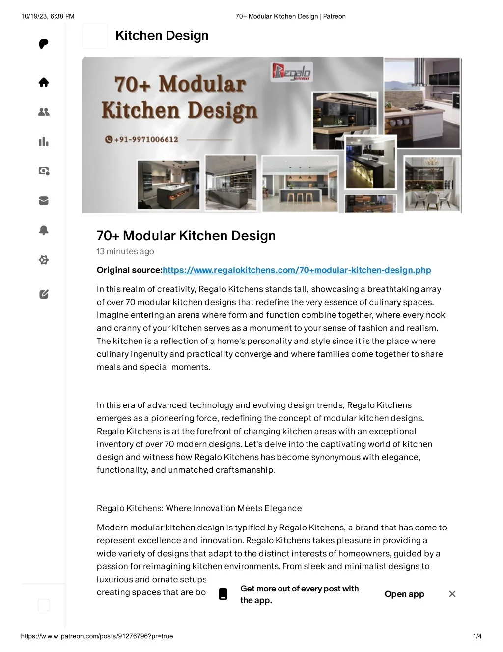PPT - 70 Modular Kitchen Design PowerPoint Presentation, free download ...