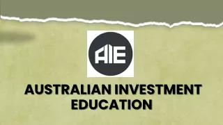 Australian Investment Education Review