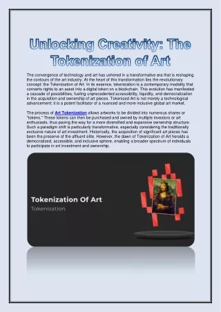 the convergence of technology and art has ushered