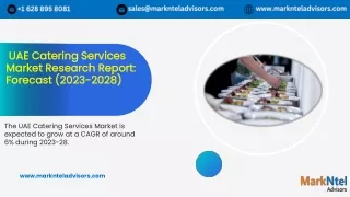 UAE Catering Services Market Research Report: Forecast (2023-2028)