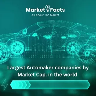 Largest Automaker companies by Market Cap. in the world