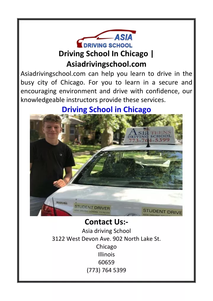 driving school in chicago asiadrivingschool