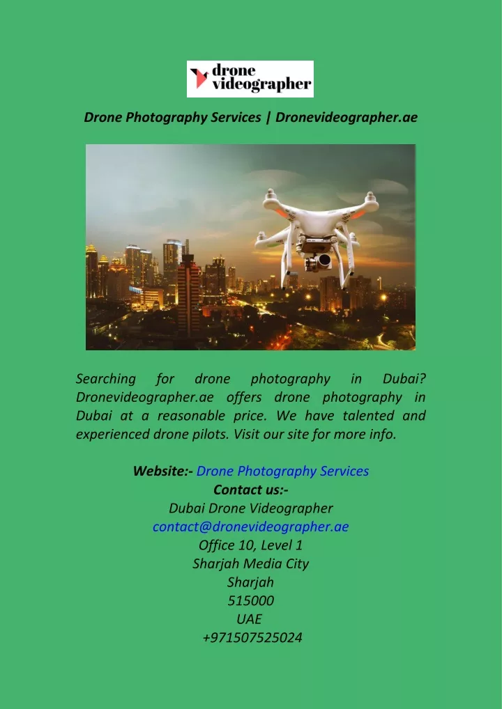 drone photography services dronevideographer ae