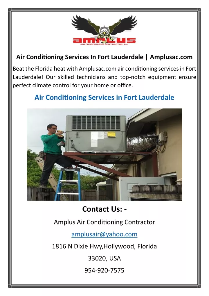 air conditioning services in fort lauderdale