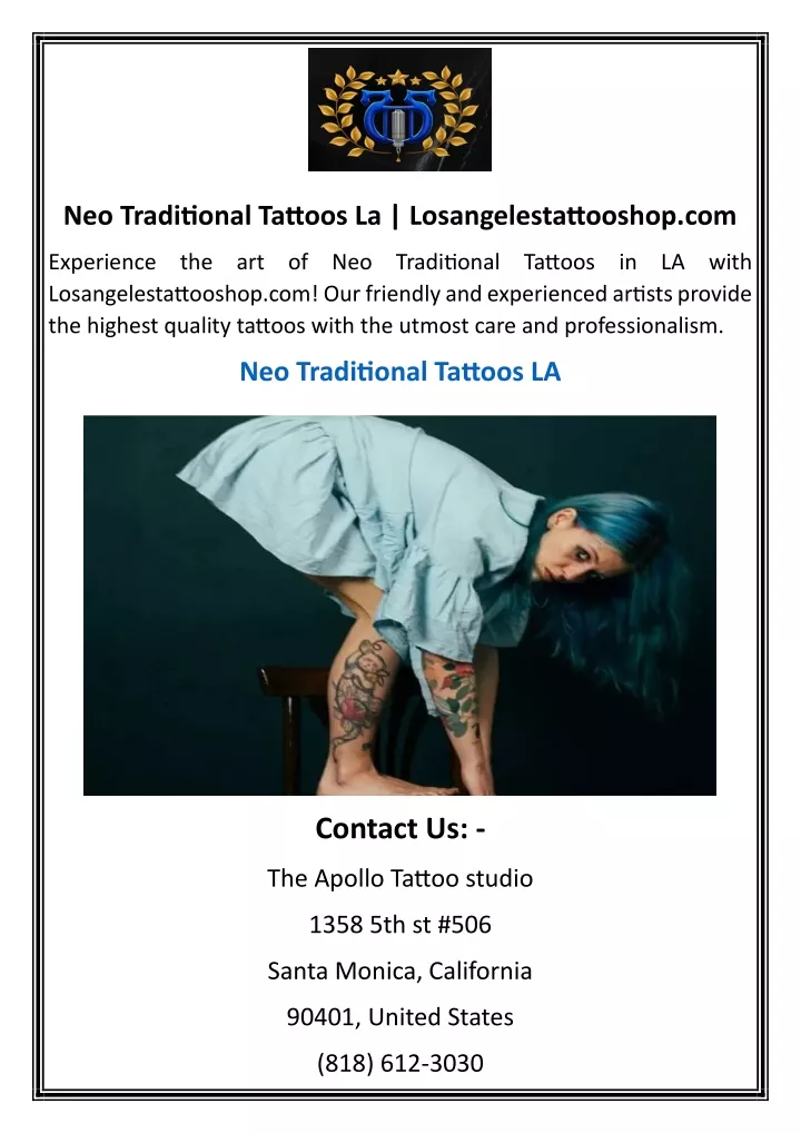 neo traditional tattoos la losangelestattooshop