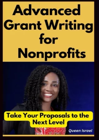 Read ebook [PDF] Advanced Grant Writing for Nonprofits