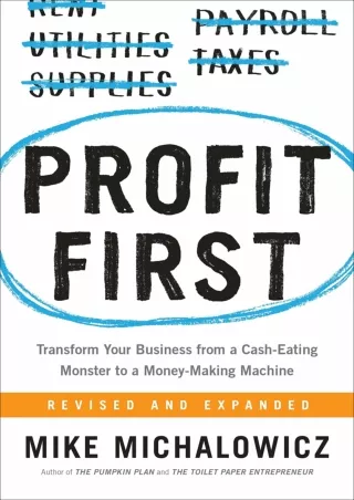 [PDF] DOWNLOAD Profit First: Transform Your Business from a Cash-Eating Monster to a