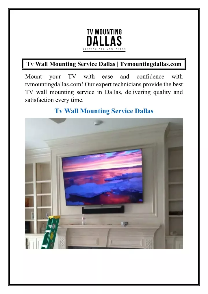 tv wall mounting service dallas tvmountingdallas