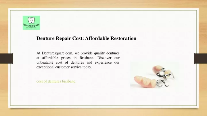 denture repair cost affordable restoration