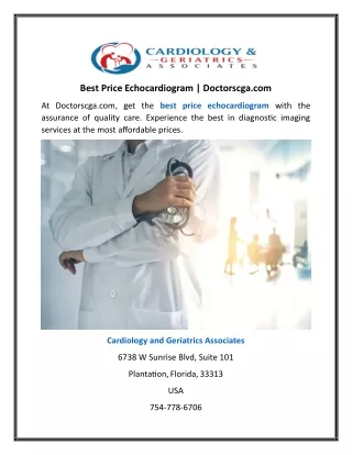 best price echocardiogram doctorscga com