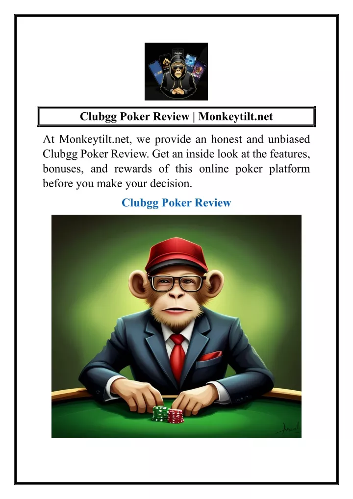 clubgg poker review monkeytilt net