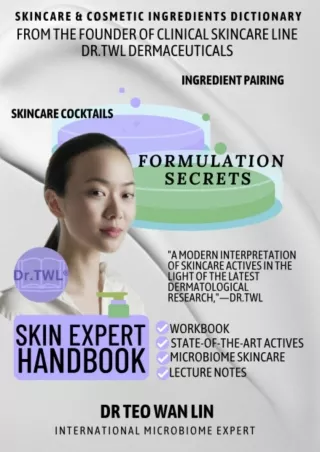 get [PDF] Download Skincare & Cosmetic Ingredients Dictionary & Workbook: How to Make Skincare