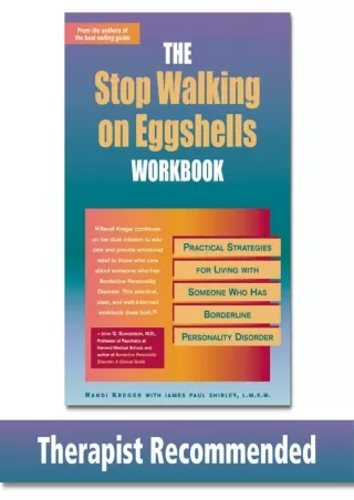 Download Book [PDF] The Stop Walking on Eggshells Workbook: Practical Strategies for Living with