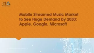 mobile streamed music market to see huge demand