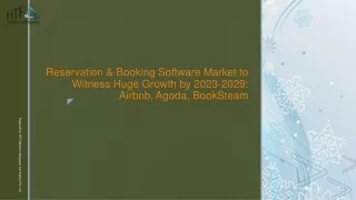 reservation booking software market to witness