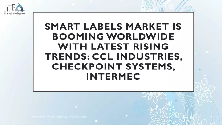 smart labels market is booming worldwide with