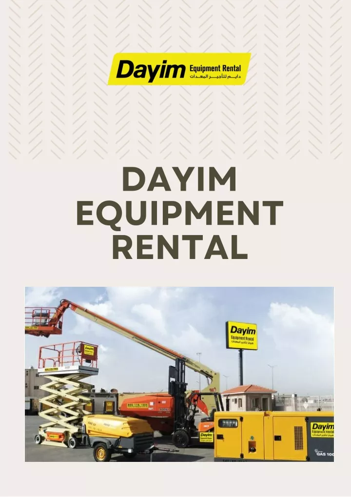 dayim equipment rental