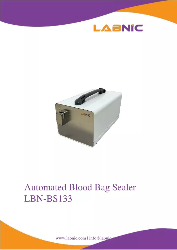 automated blood bag sealer lbn bs133
