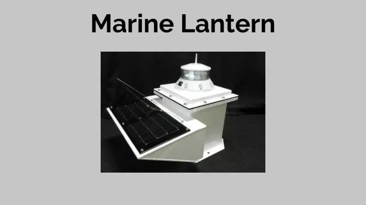 marine lantern